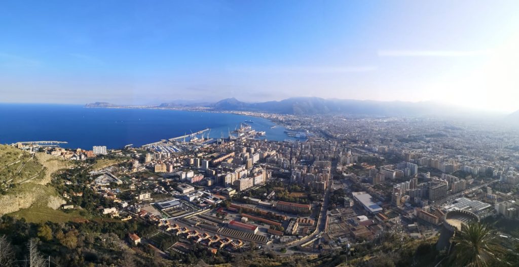 Panoramica Palermo 2021 dall'alto
