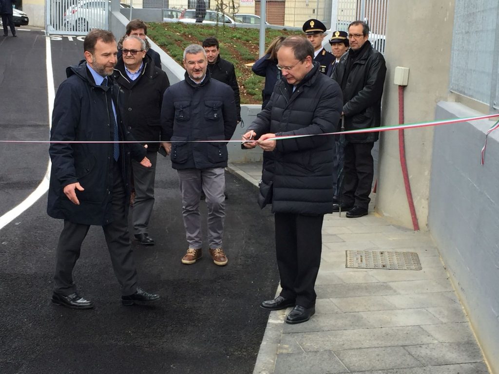 Inaugurazione del nuovo parcheggio Kiss &ride della stazione di Palermo Centrale, realizzato da Grandi Stazioni Rail
