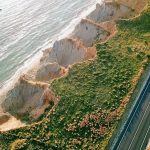Nella foto erosione costiera nell'agrigentino