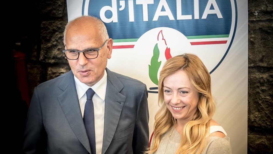 Dino Bramanti e Giorgia Meloni