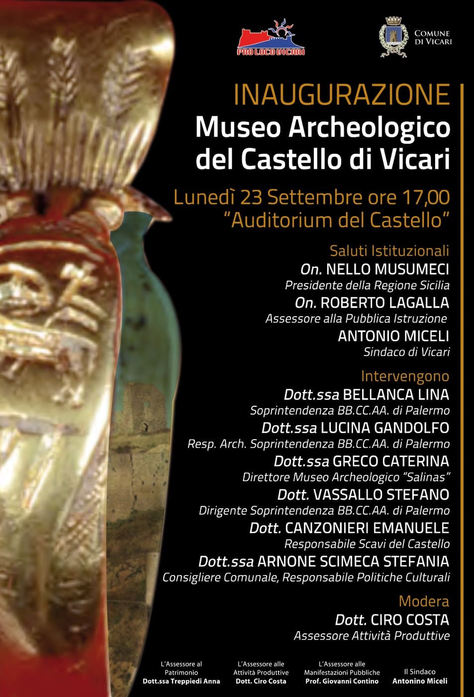 Inaugurazione Museo Archeologico Vicari