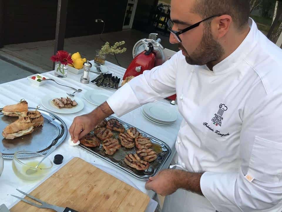 Lo chef Fabio Zingale
