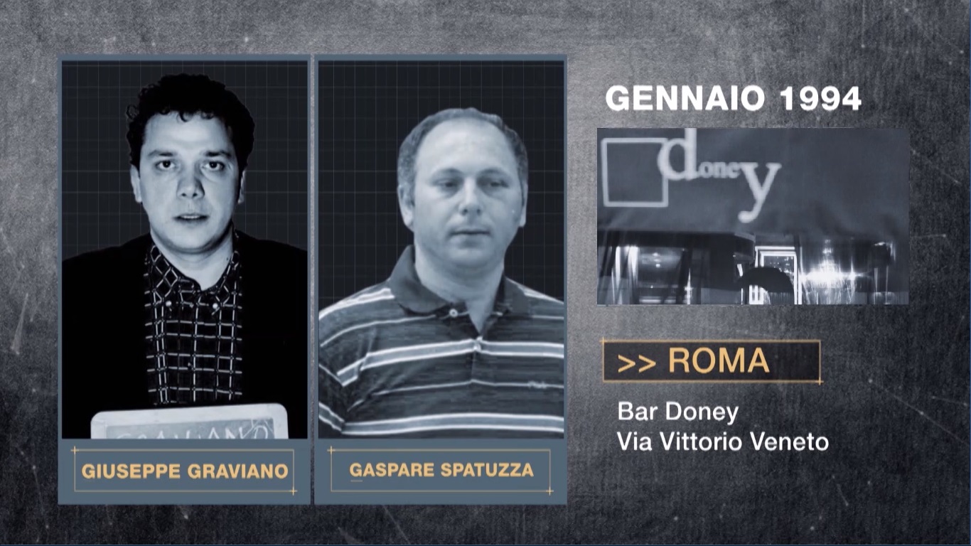 9 - Giuseppe Graviano, Gaspare Spatuzza, bar Doney