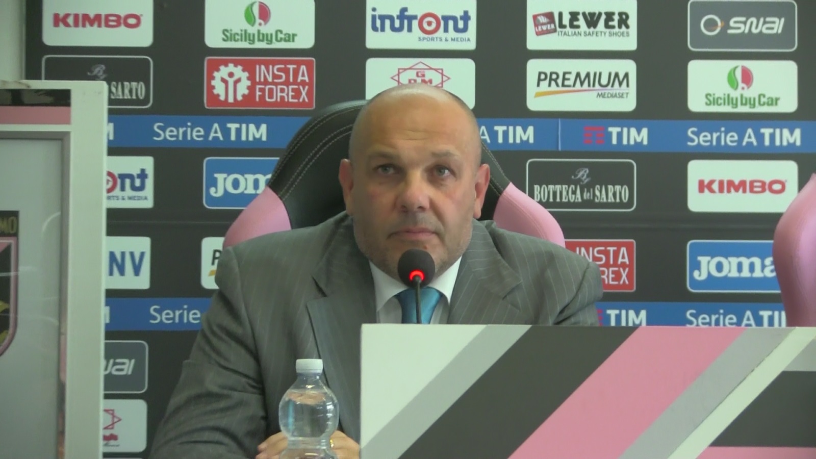 Bruno Tedino, allenatore Palermo 2017