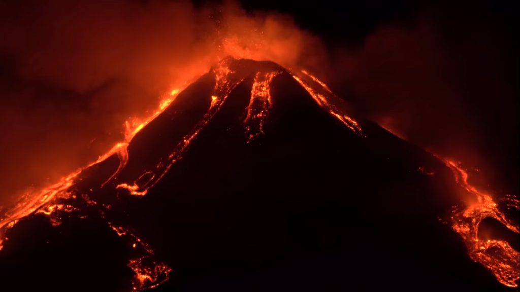 Etna eruzione 18.01.2021