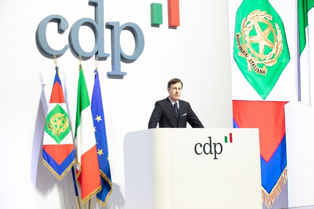 L'Amministratore delegato di Cassa Depositi e Prestiti, Fabrizio Palermo