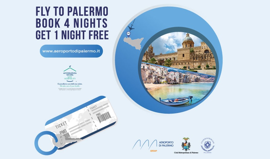 Fly to Palermo, book 4 nights, get 1 night free-GESAP-