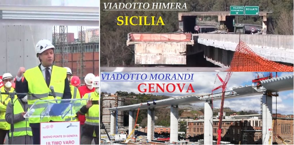 Giuseppe Conte al Ponte Morandi, 28.04.2020