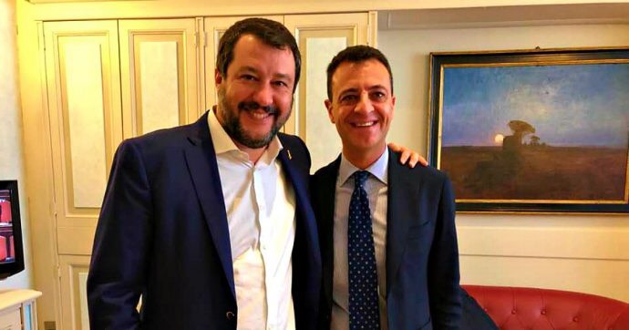 Matteo Salvini e Nino Minardo