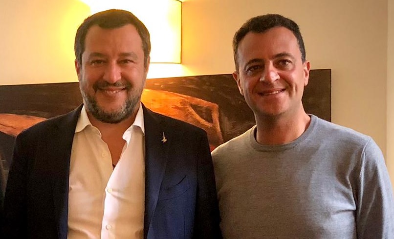 Matteo Salvini e Nino Minardo