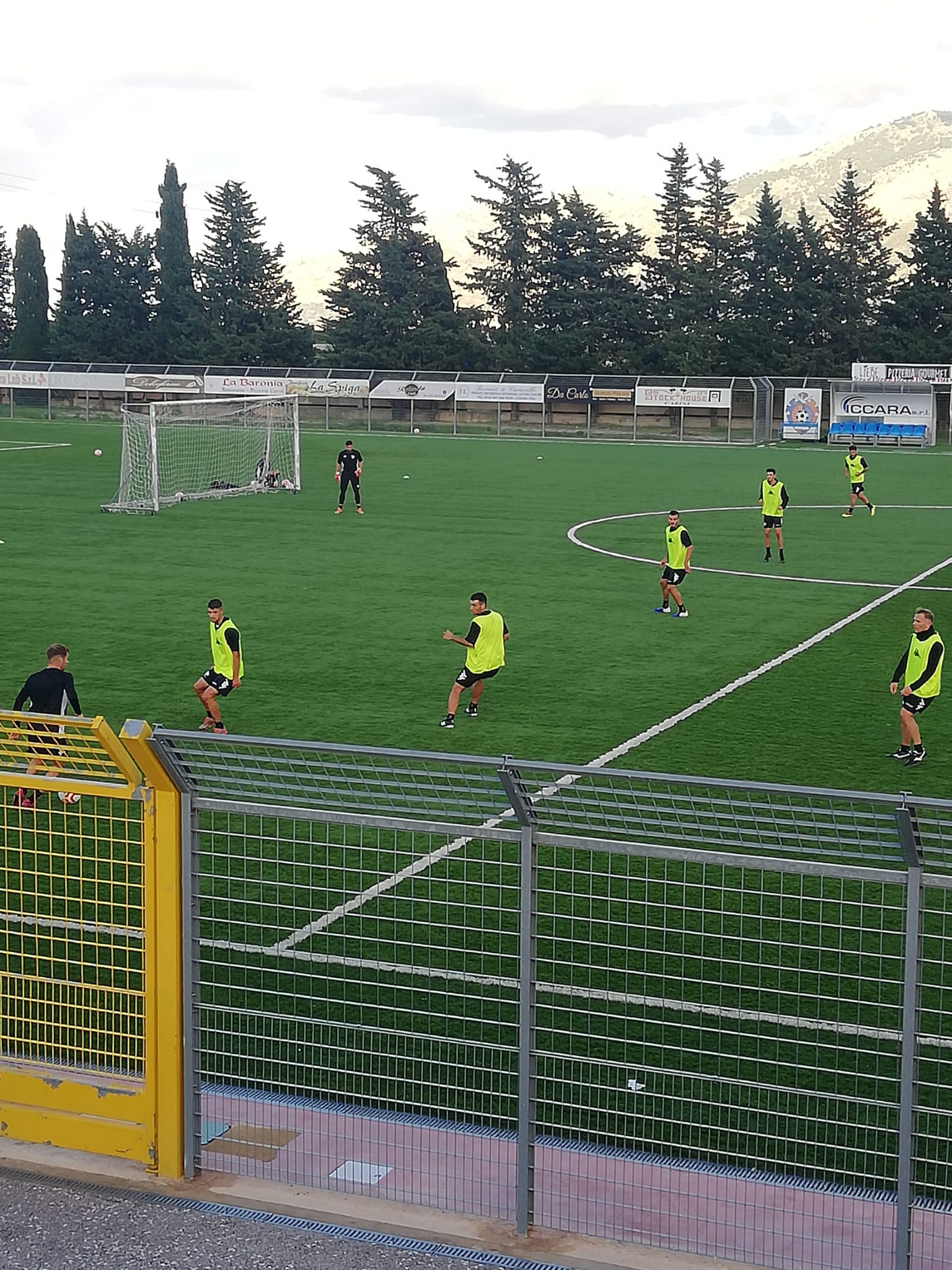 Palermo calcio allenamento