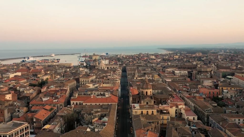 Panoramica Catania dall'alto
