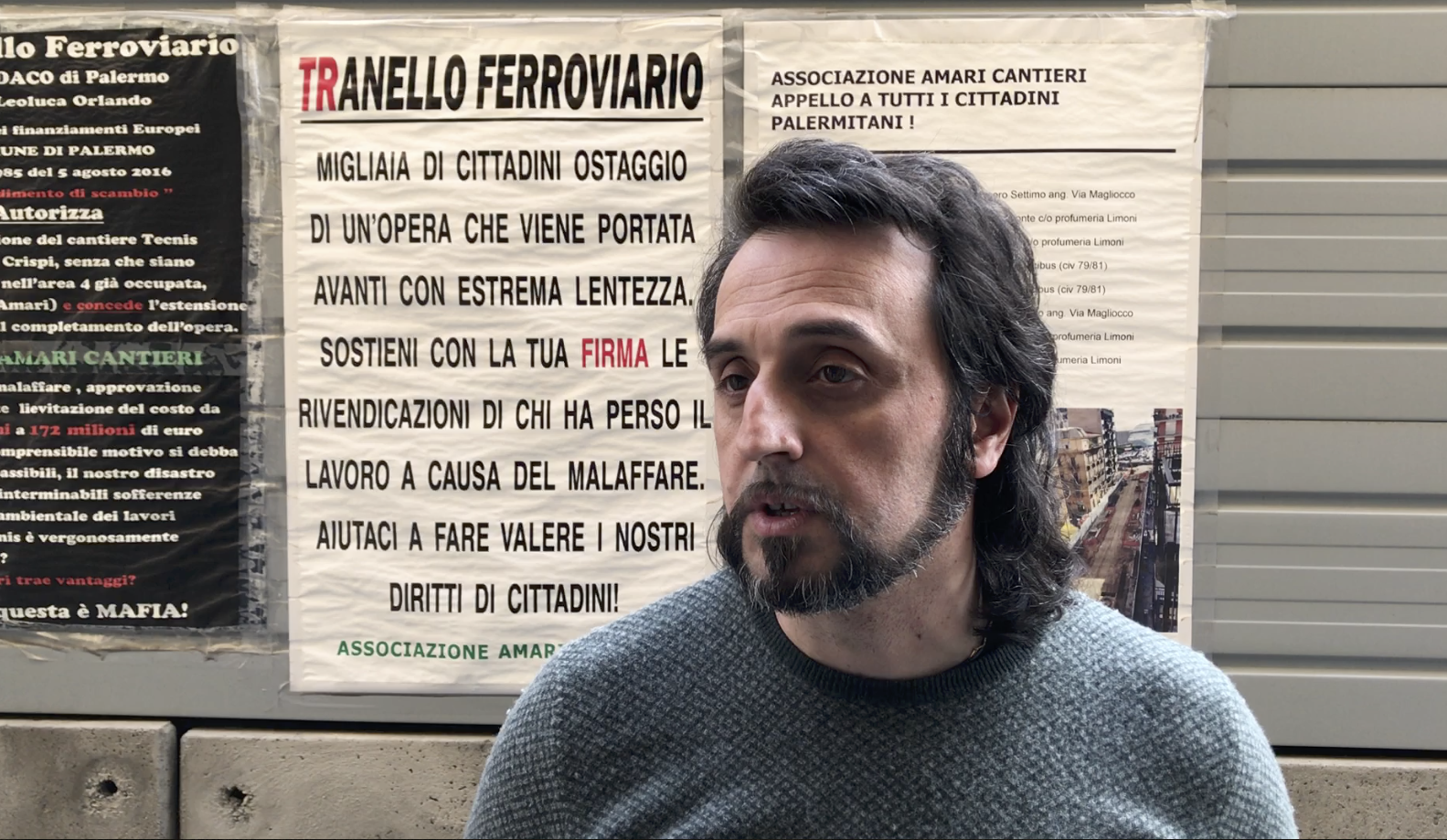 Francesco Raffa, presidente del comitato "Amari cantieri"