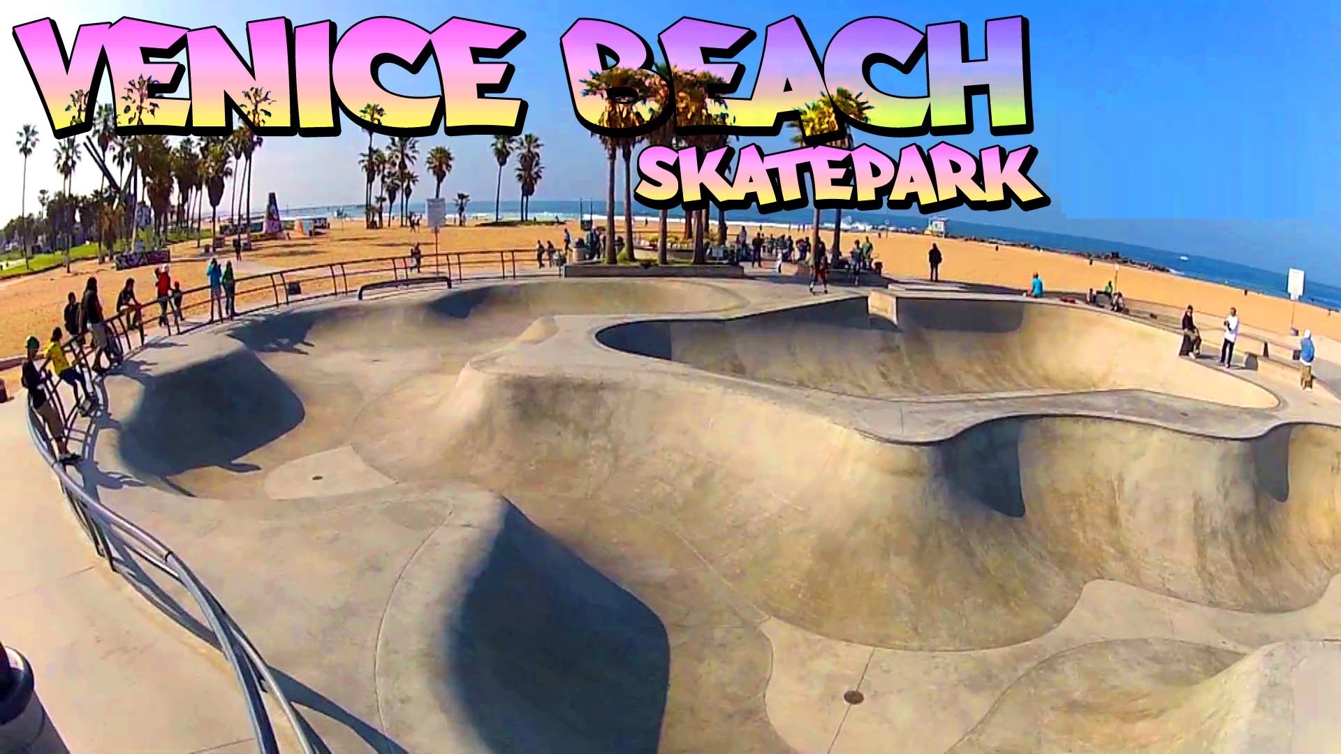Skatepark a Venice Beach (Los Angeles, California, USA)