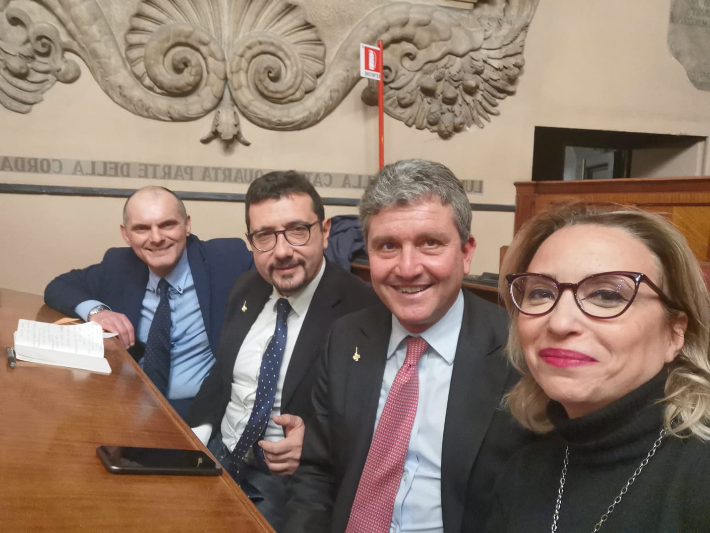 Igor Gelarda e degli altri consiglieri Marianna Caronia, Elio Ficarra ed Alessandro Anello