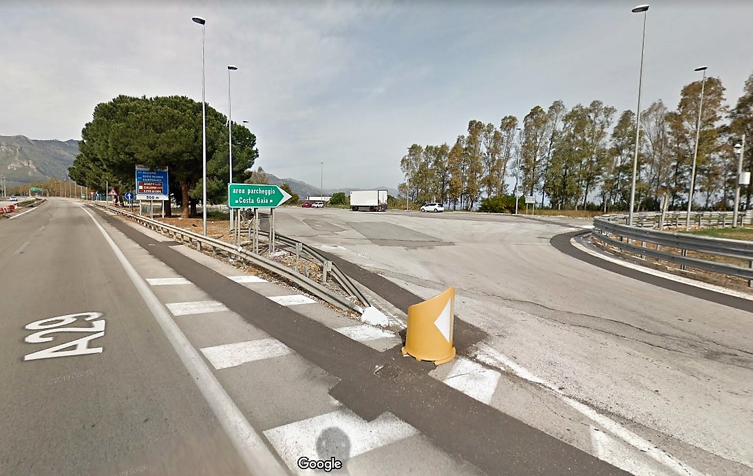 A29, area parcheggio Costa Gaia