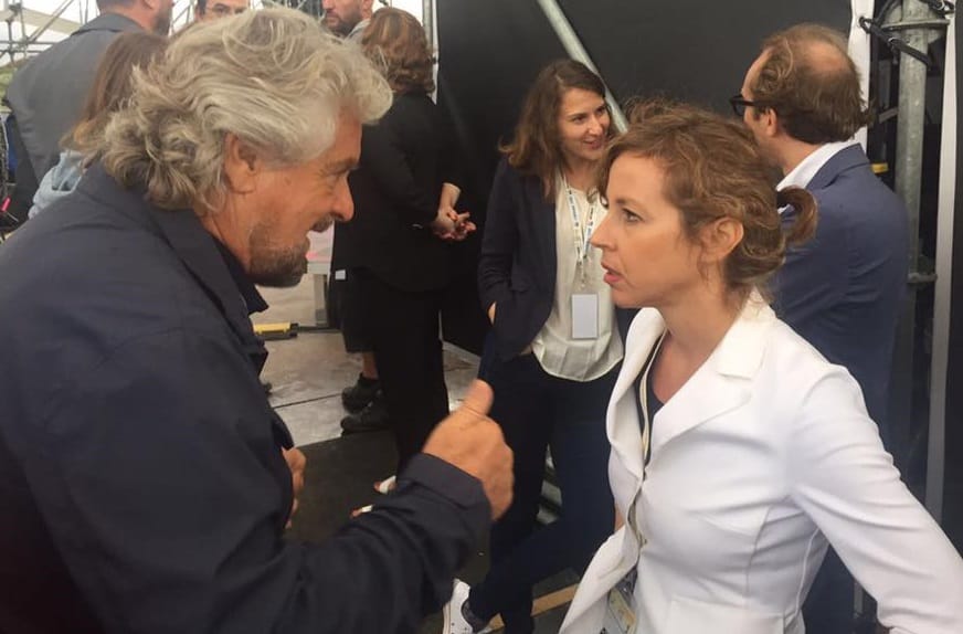 Beppe Grillo e Giulia Grillo