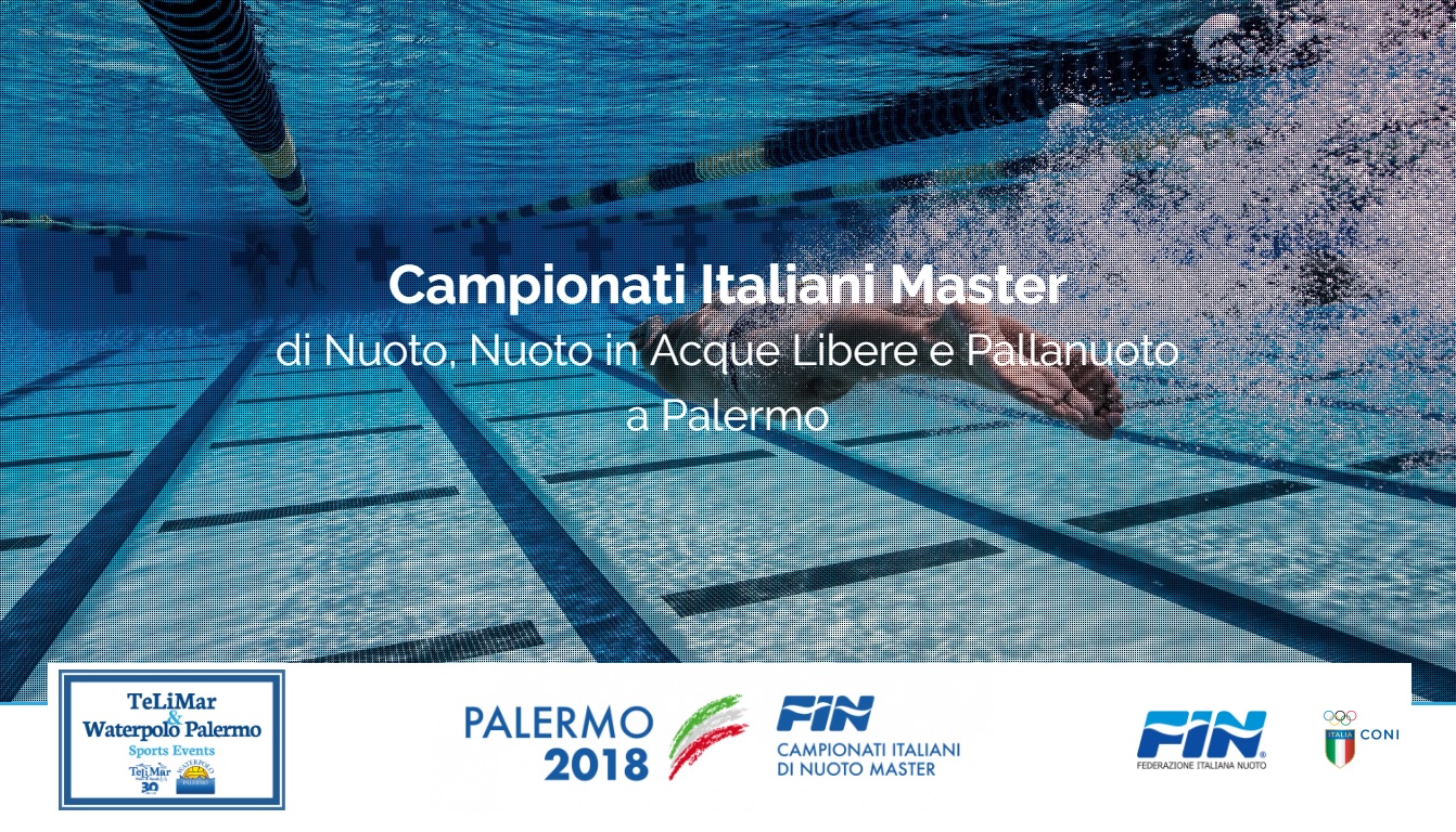 Campionati Nazionali Master Nuoto 2018 a PALERMO