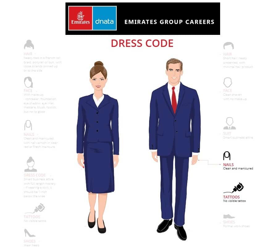 Emirates, dress code