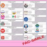 Fac-simile scheda votazione Camera - Collegio pluri 1 - Collegio uni 2 (Palermo - Libertà)