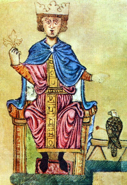 Federico II in una miniatura