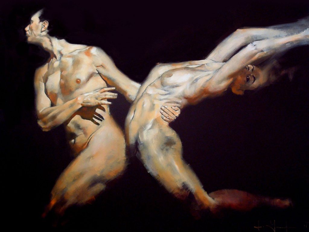 Filippo Manfroni (Rimini 1972), «Carmen», 2007, cm. 160x200, olio su tela