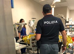 Polizia, ospedale Cannizzaro Catania