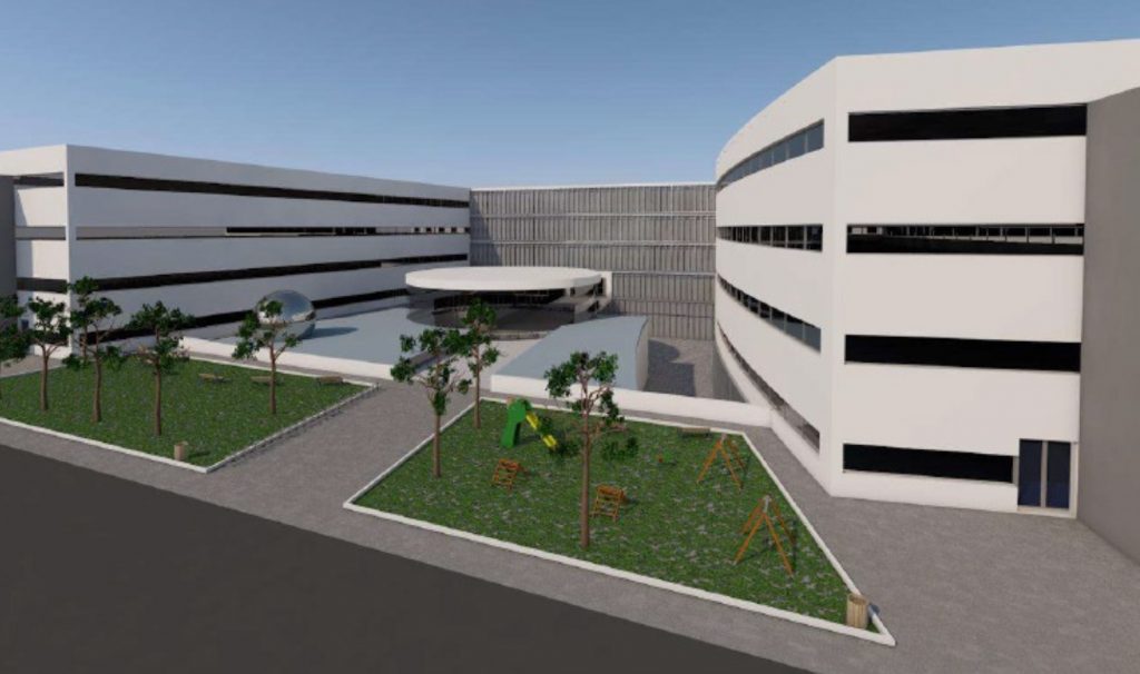 rendering progetto ipotesi nuovo ospedale a Siracusa