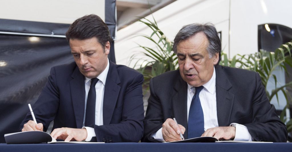 Renzi e Orlando firma Patto per Palermo