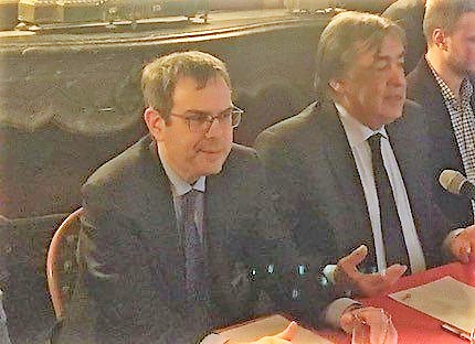 Tullio Giuffrè e Leoluca Orlando