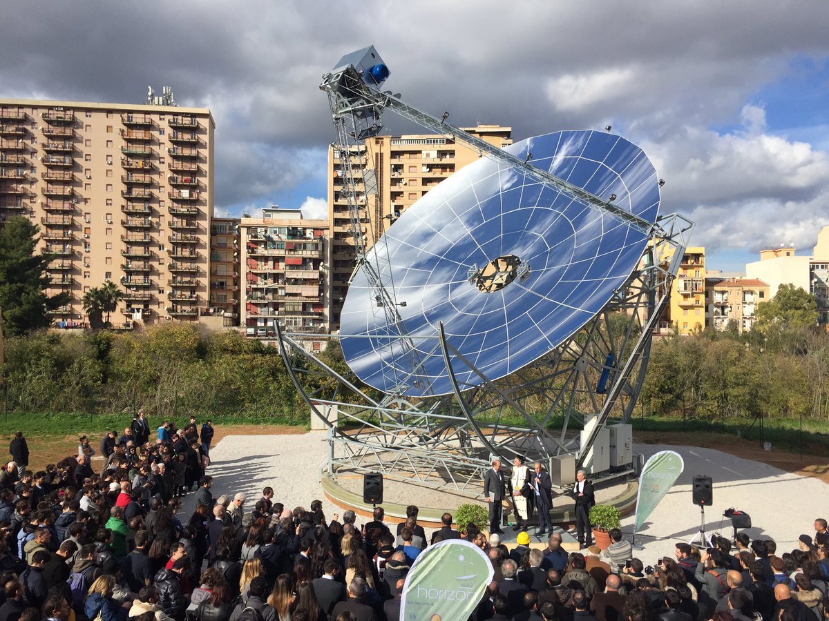Unipa e rinnovabili. Ecco il concentratore solare da record, unico in  Europa [FOTO]