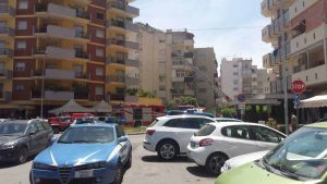 incendio alla Noce