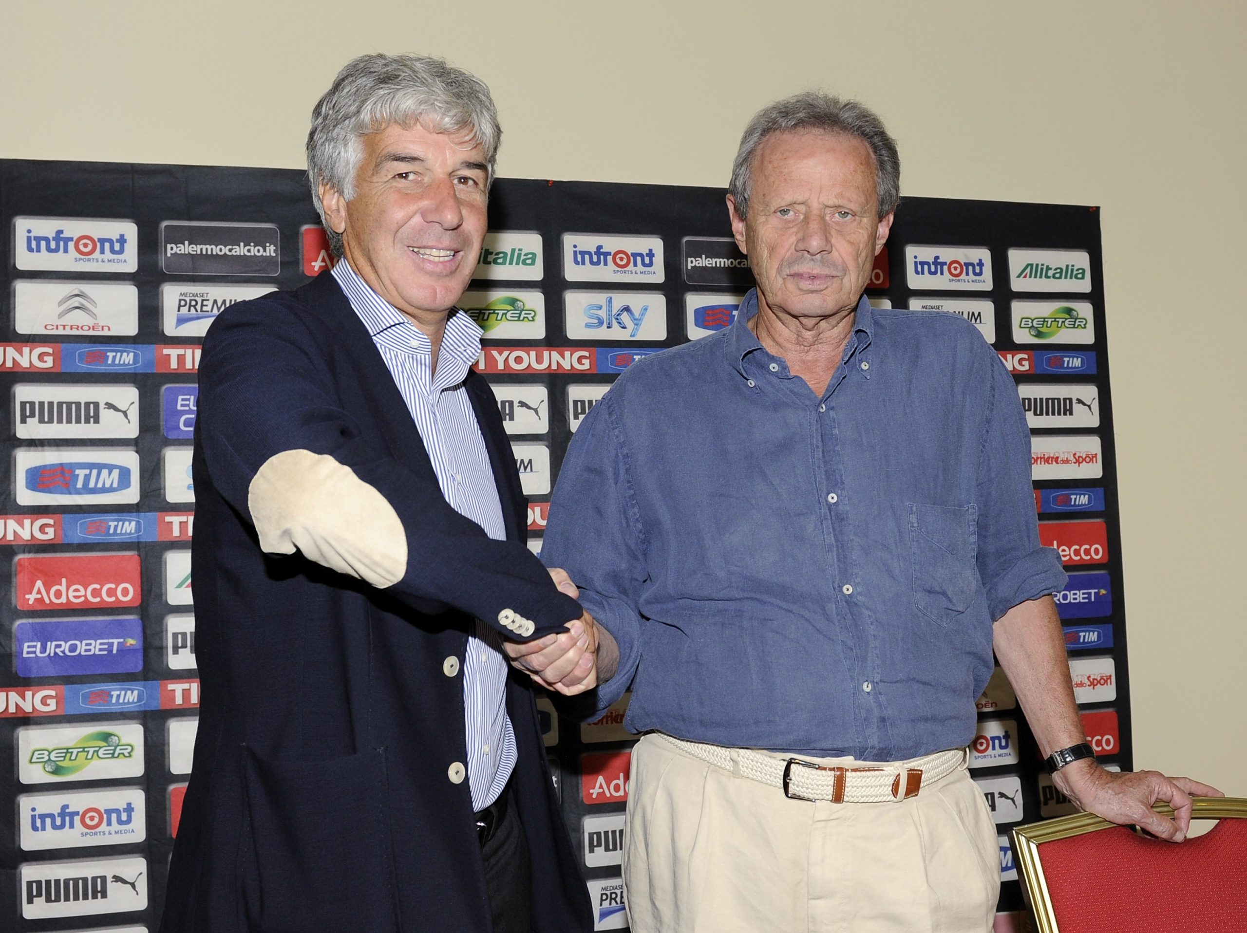 US Citta Di Palermo Unveils New Coach Gian Piero Gasperini