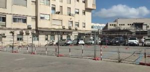 Ospedale Cervello, area in cui sorgerà il nuovo padiglione di Anatomia Patologica