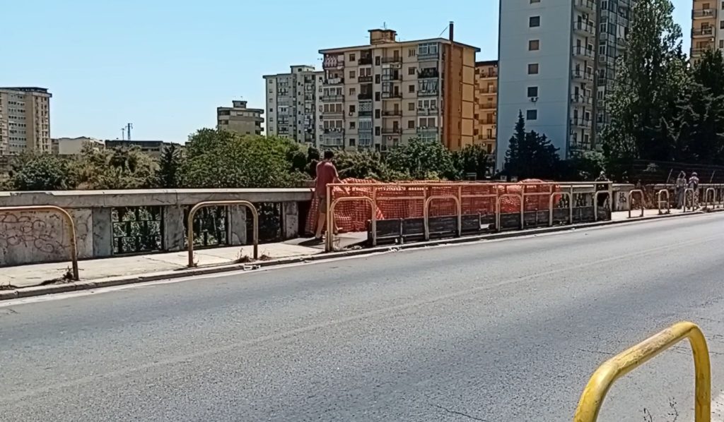 Lavori al ponte Oreto, Palermo