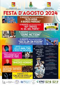 Locandina Festa d'Agosto Partinico