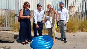 Piscina comunale, flashmob all'ex Pallone