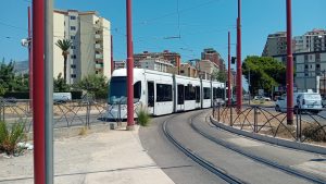 Tram a Palermo, piazzale Einstein