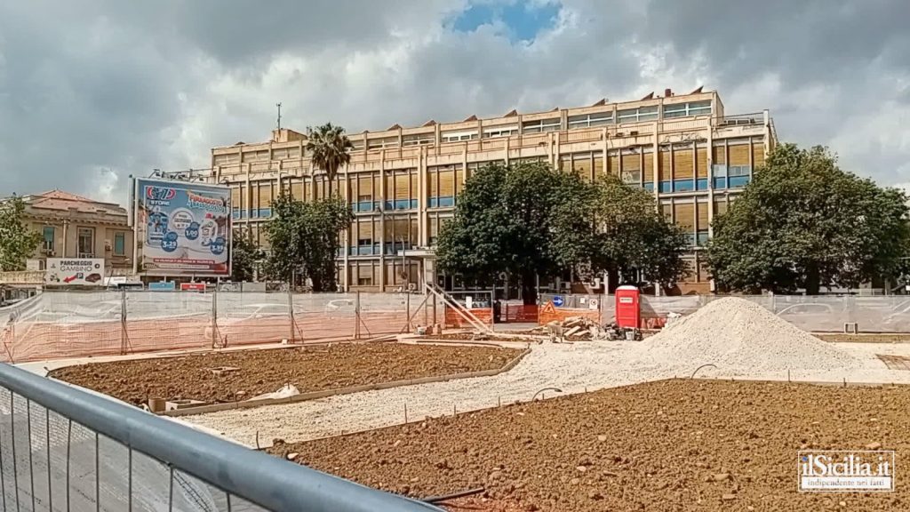 piazza Durante, Palermo, lavori in corso