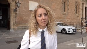 Giulia Argiroffi, consigliere comunale alla manifestazione per la parità di genere