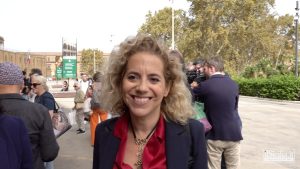 Valentina Chinnici, deputata regionale PD alla manifestazione per la parità di genere