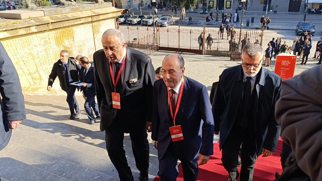 Roberto Lagalla e Renato Schifani - Forum Milano Palermo