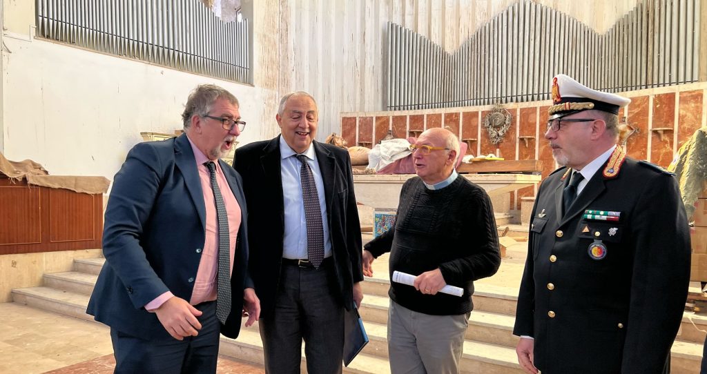 Roberto Lagalla alla chiesa di San Paolo, Palermo