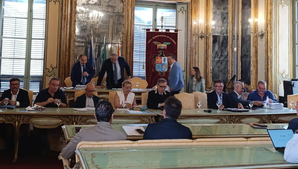 Città Metropolitana, Province Palermo, seduta, Sala Martorana, Palazzo Comitini