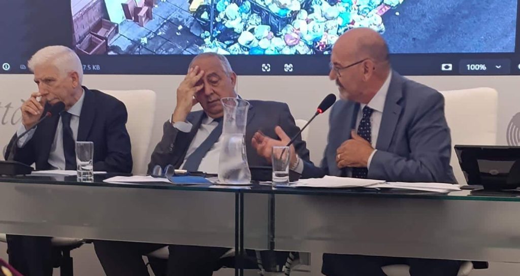 Roberto Lagalla, Giulio Tantillo e Pietro Alongi