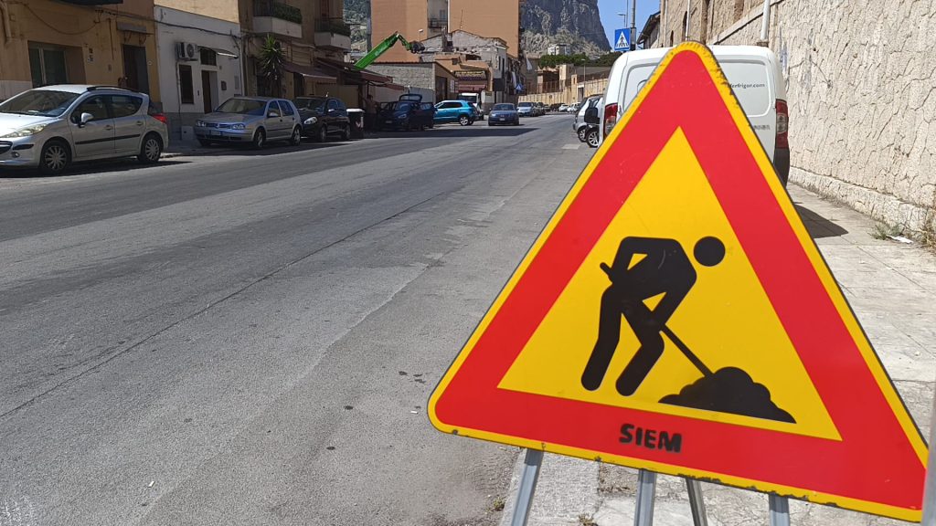 Lavori manutenzione strade e marciapiedi, Palermo