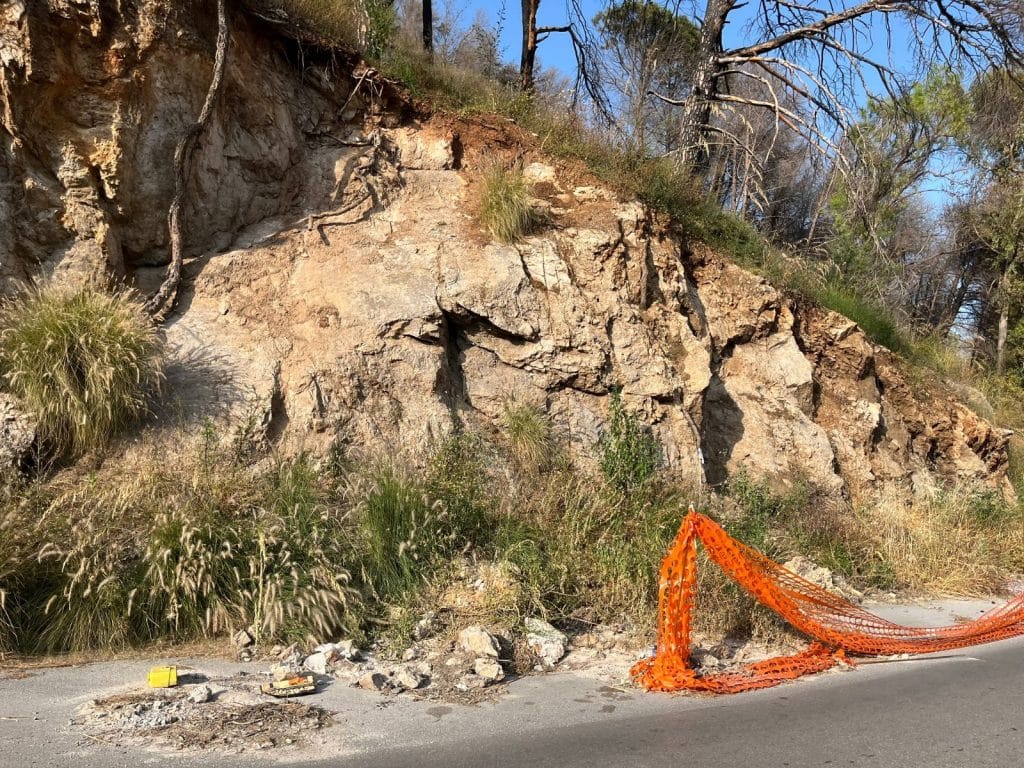 Costone roccioso via San Martino, Boccadifalco Palermo 2