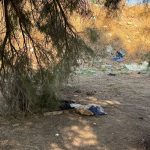 Rifiuti sulla spiaggia di Romagnolo, Palermo
