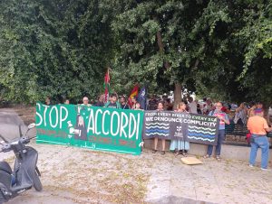 Manifestazione pro Palestina a Ballarò
