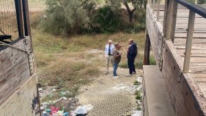 pontile Romagnolo, Palermo, sopralluogo dell'assessorato regionale alle Infrastrutture